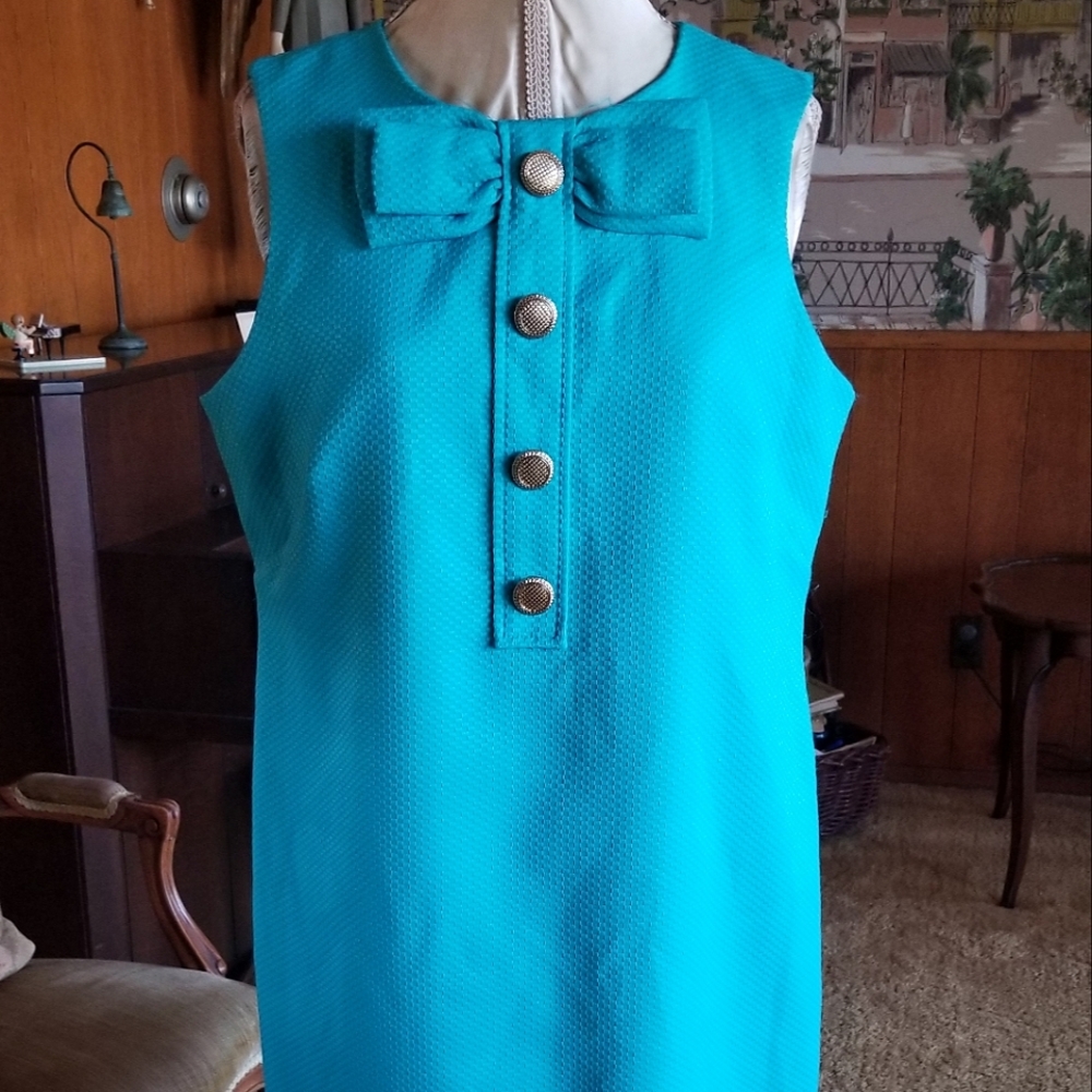 Vintage turquoise dress